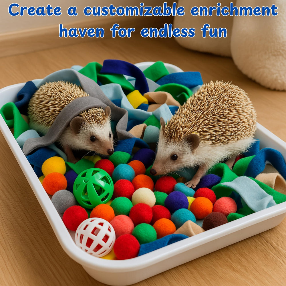 Homedy Crafts hedgehog cage enrichment supports versatile play
