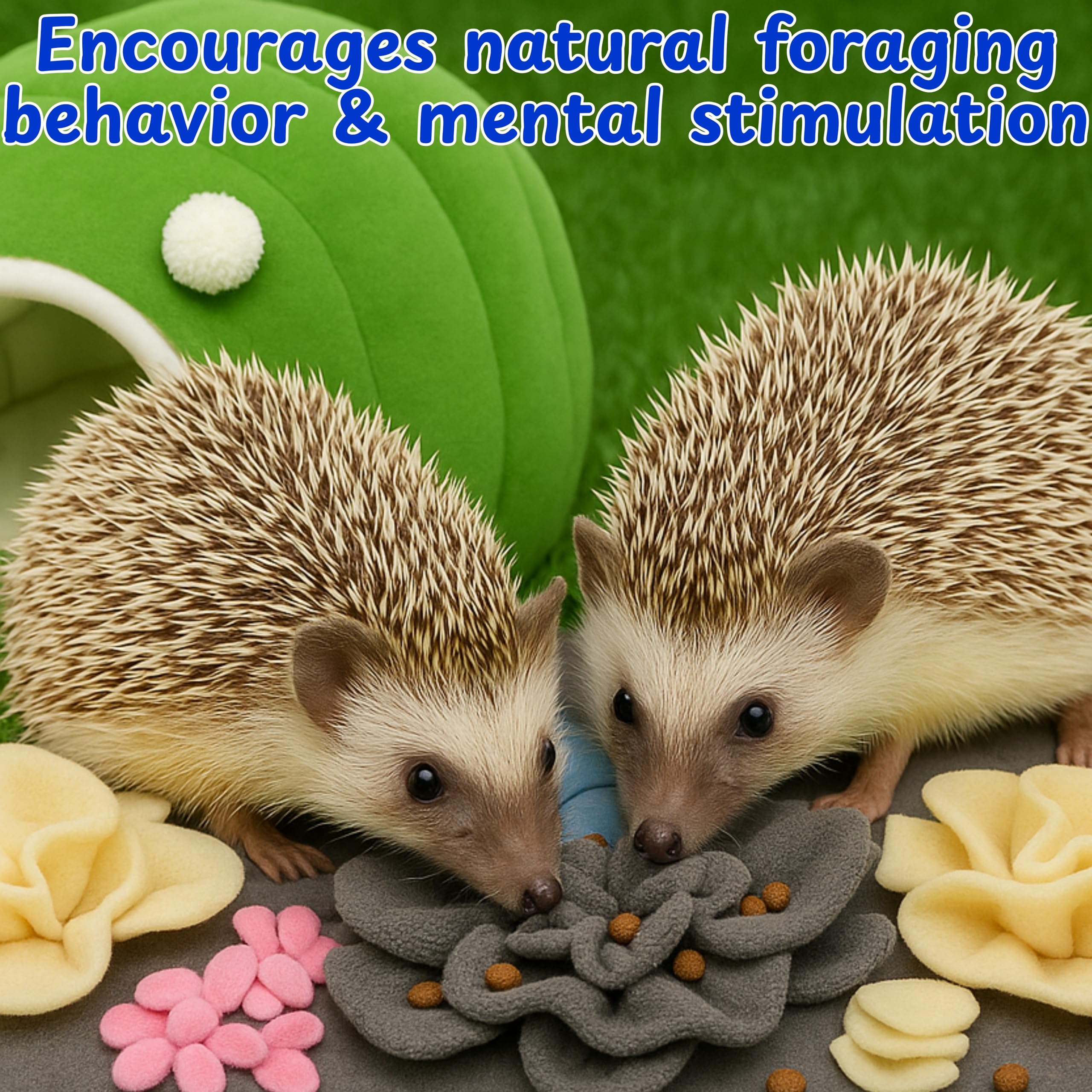 Homedy Crafts foraging mat flower pattern invites exploration and treat discovery