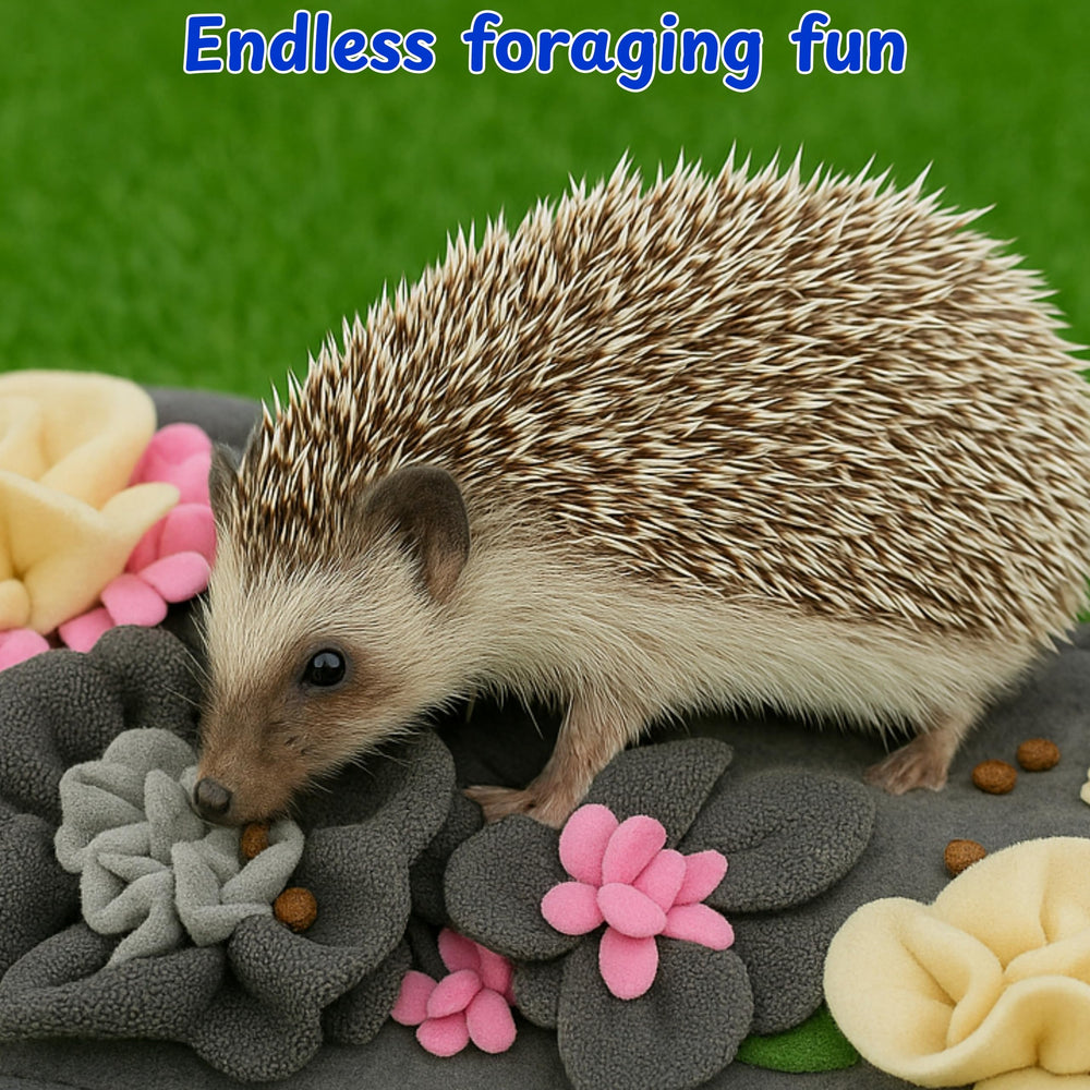 Homedy Crafts foraging mat non-slip bottom stabilizes playtime on cage surfaces