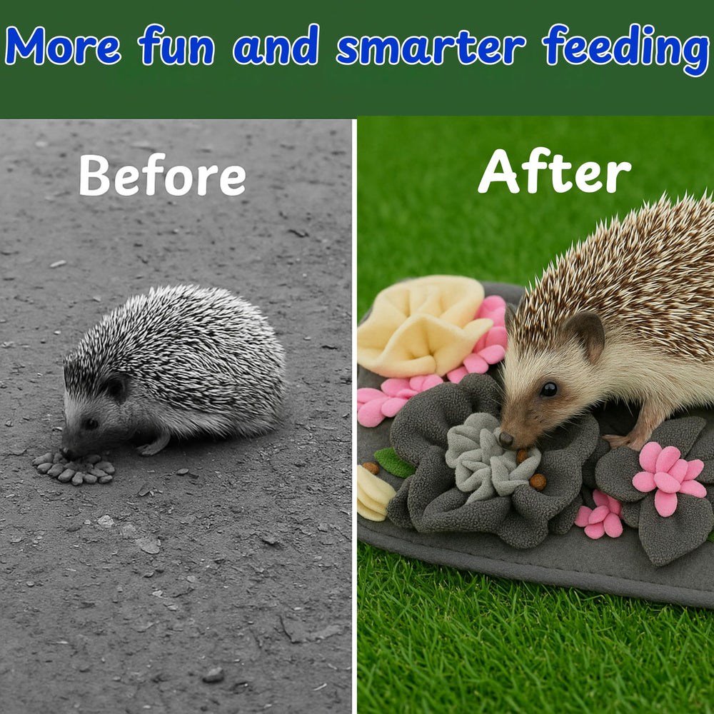 Homedy Crafts foraging mat suitable for hedgehogs rabbits and guinea pigs
