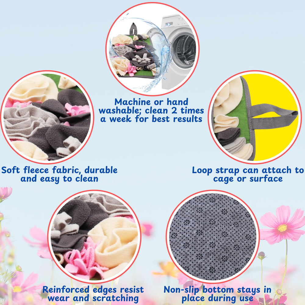 Homedy Crafts foraging mat soft polar fleece surface keeps paws comfortable