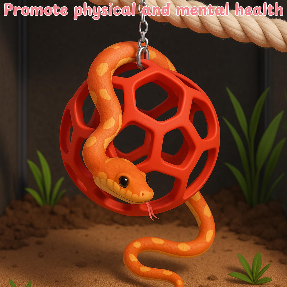 Homedy Crafts snake hammock red elevated rest area for small snakes