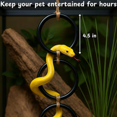 Homedy Crafts suction cups securely attach the accessories to glass terrarium