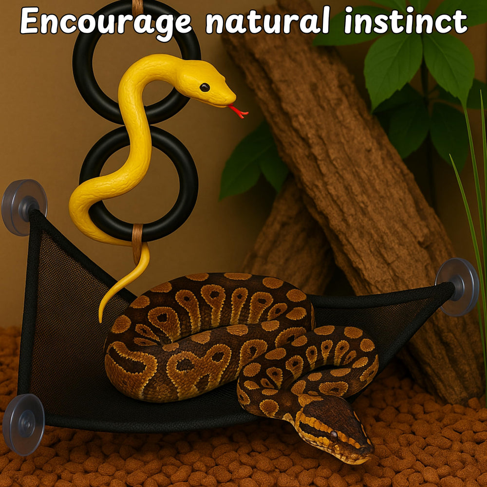 Homedy Crafts snake tank accessory hammock for enrichment and rest