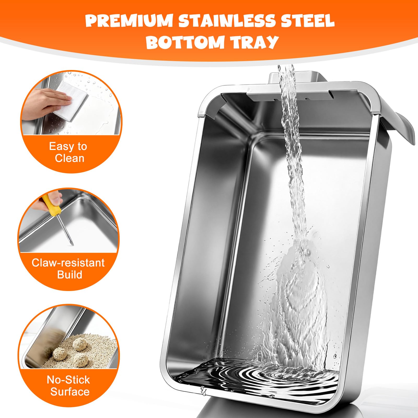 Homegroove deep removable tray makes cleaning quick without full disassembly.