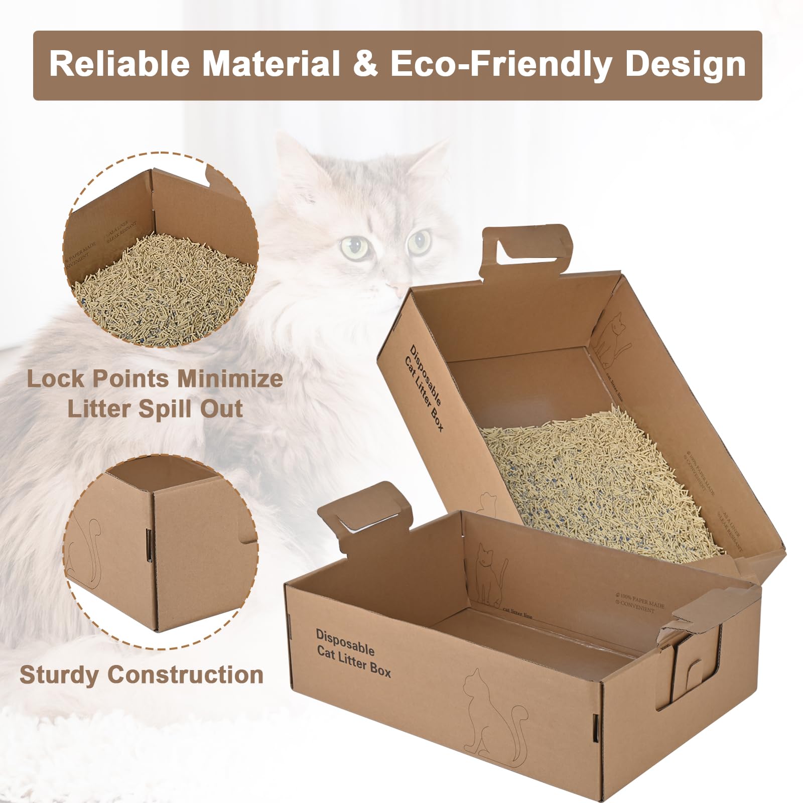 HomeGroove extra-thick cardboard construction for durable, leak-resistant use.