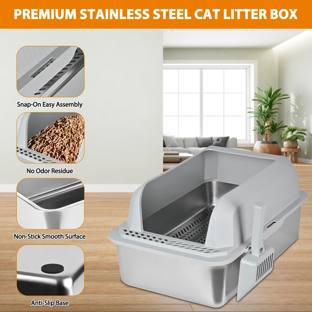 Homegroove included accessories for litter box keep maintenance effortless.