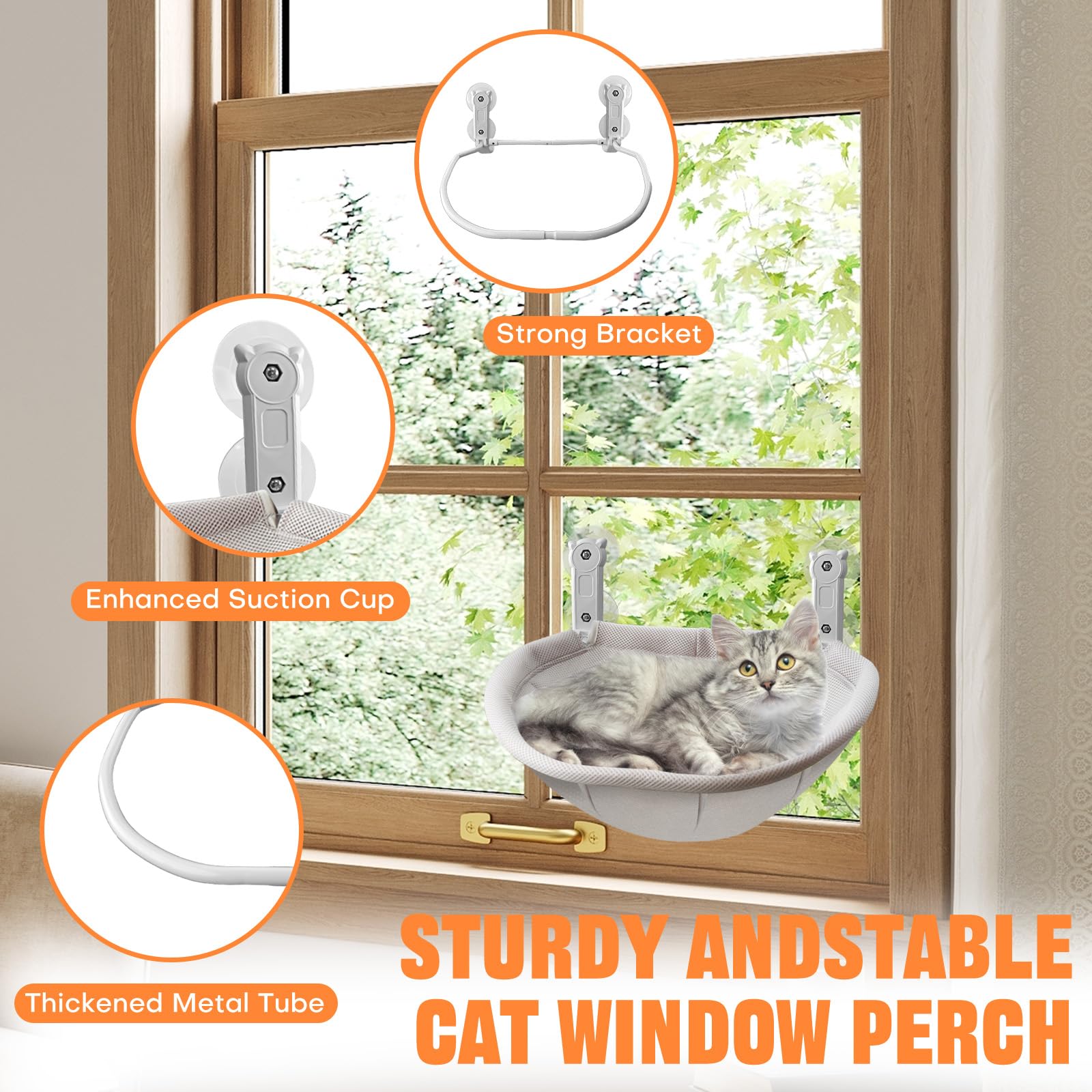 Homegroove metal frame provides durable support during leaps.