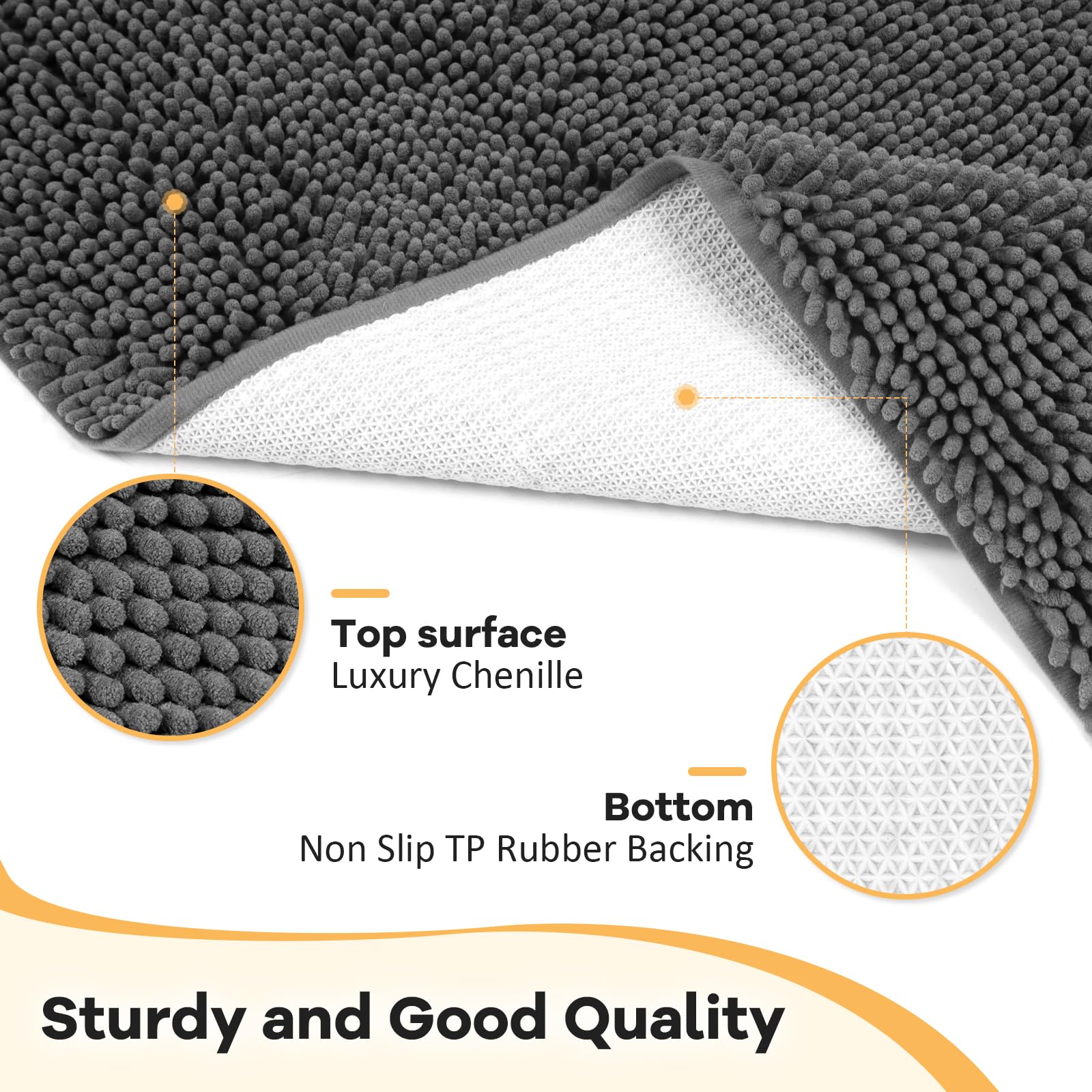 HOMEK durable double-stitched construction maintains appearance with daily use.