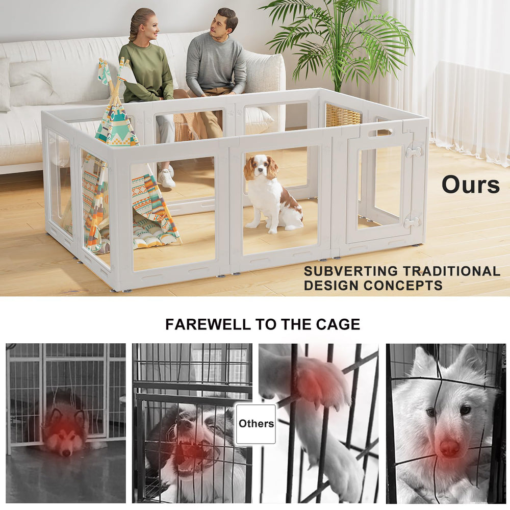 Homelio durable scratch-resistant dog pen for daily use