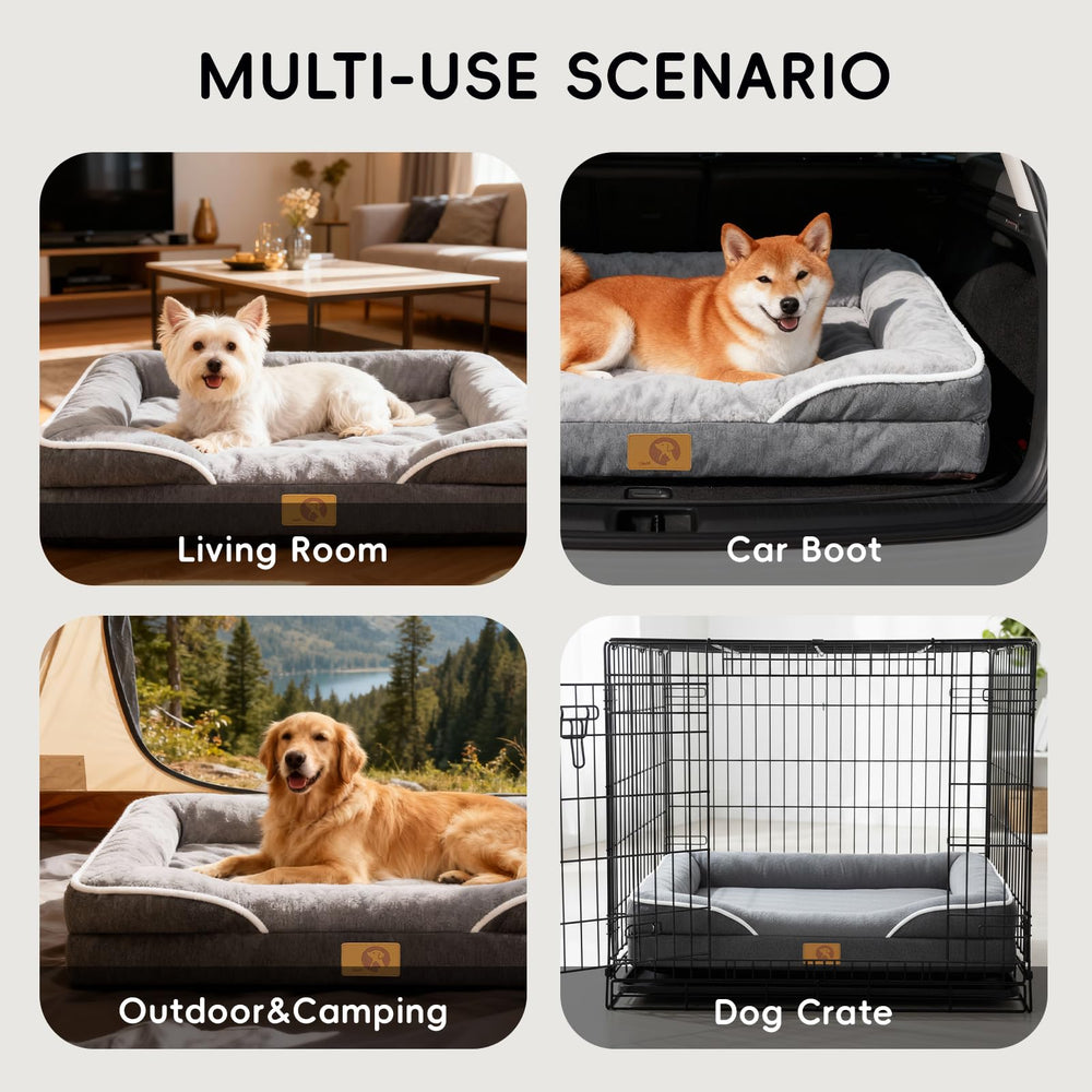 Free durable chew toy included with Homemate dog bed purchase.