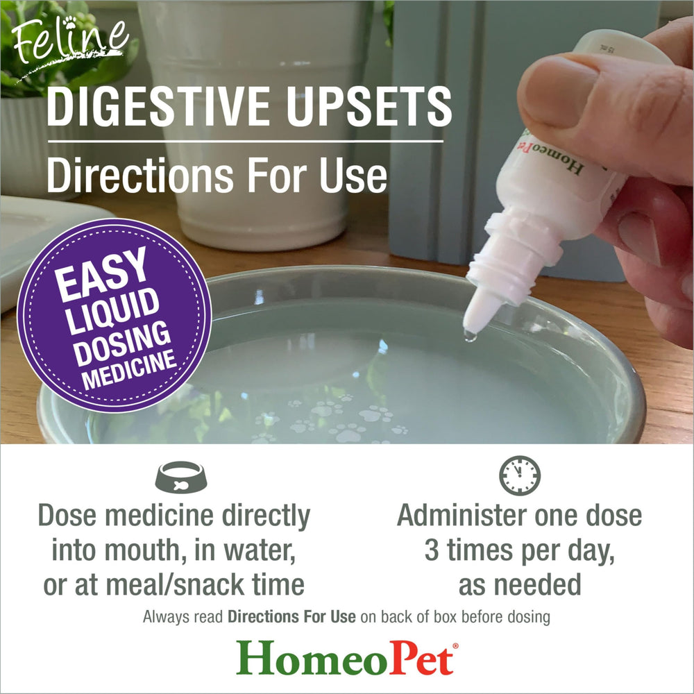 HomeoPet Feline Digestive Upsets kitten – gentle support for young cats