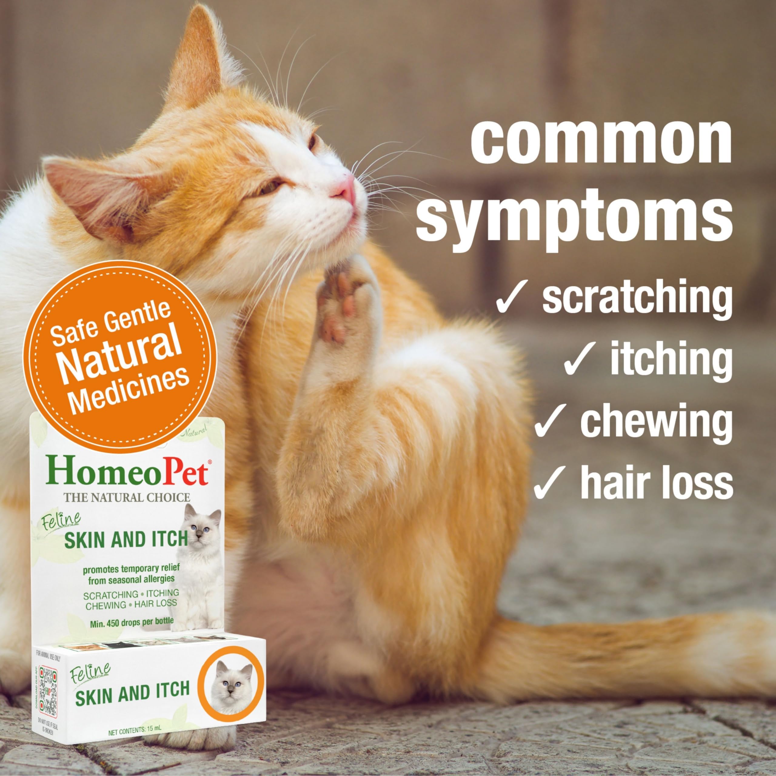 HomeoPet Feline Skin and Itch being mixed into water for simple feeding