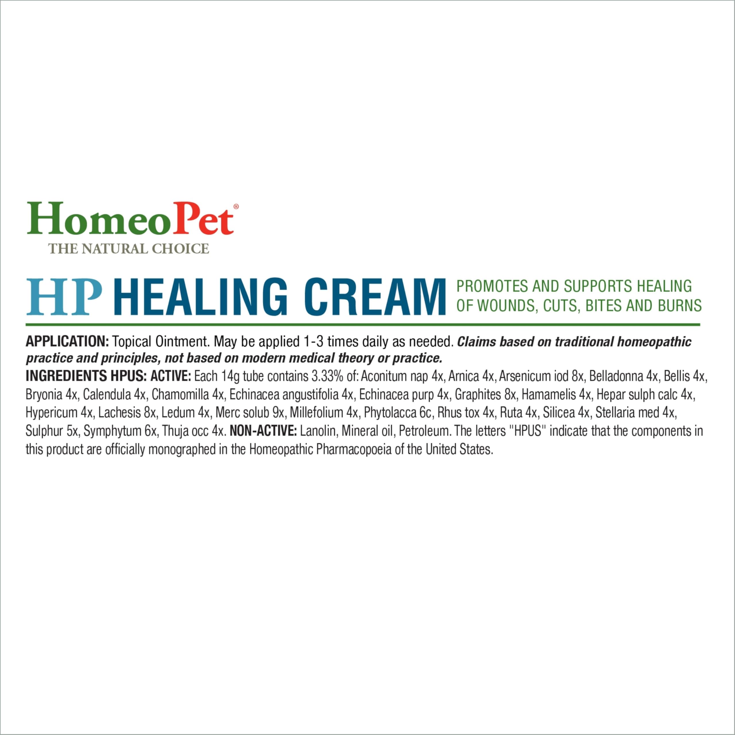 Small animals like rabbits can benefit from HomeoPet Healing Cream.