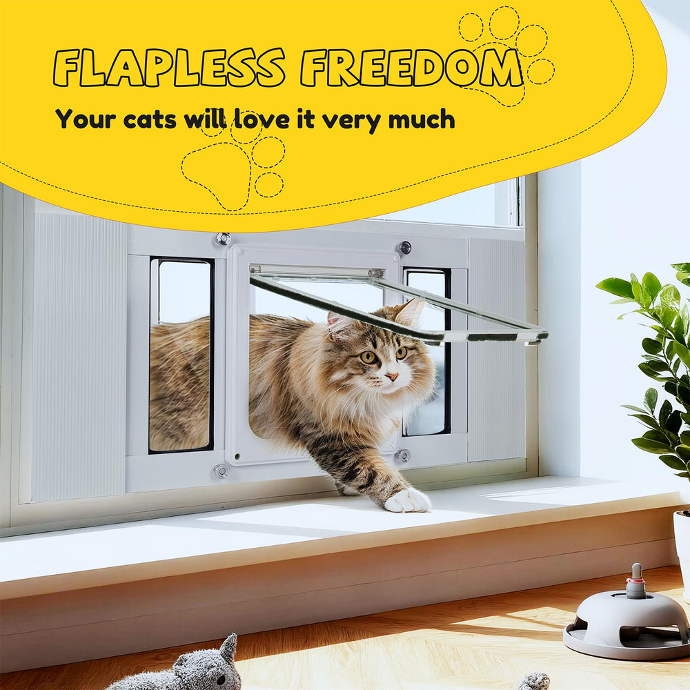 Homepedia four-locking-modes provide versatile control of pet access and safety.