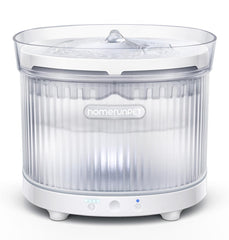 HomeRunPet cordless fountain front view; wire-free design enables flexible placement for busy households.