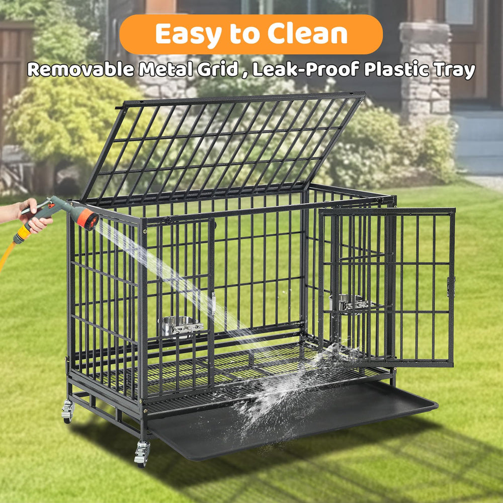 Homey Pet 37-inch crate interior grid provides sturdy support