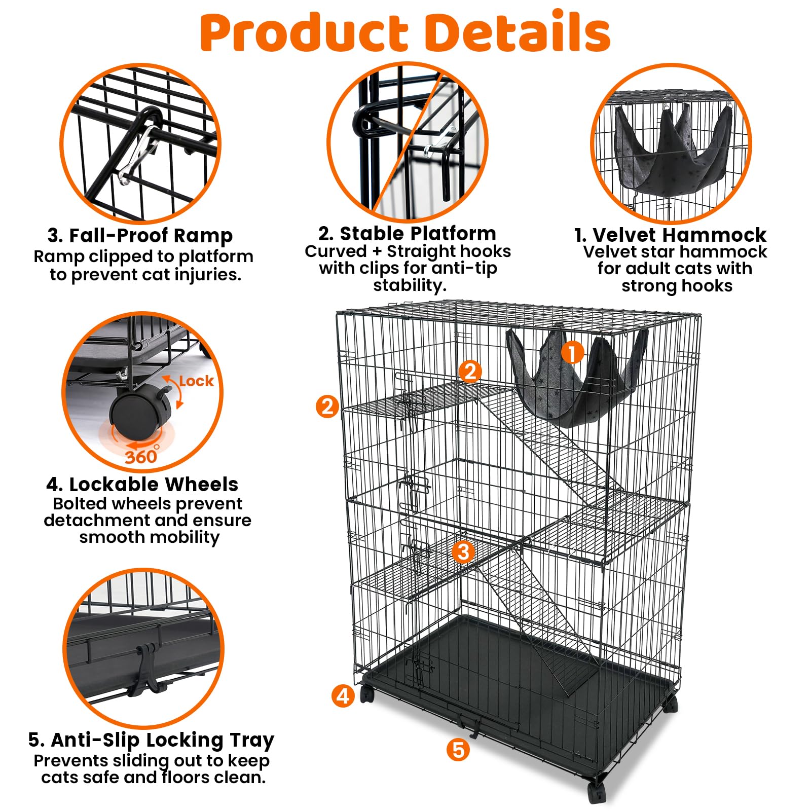 Homey Pet fall-proof ramps promote safe climbing and exercise.