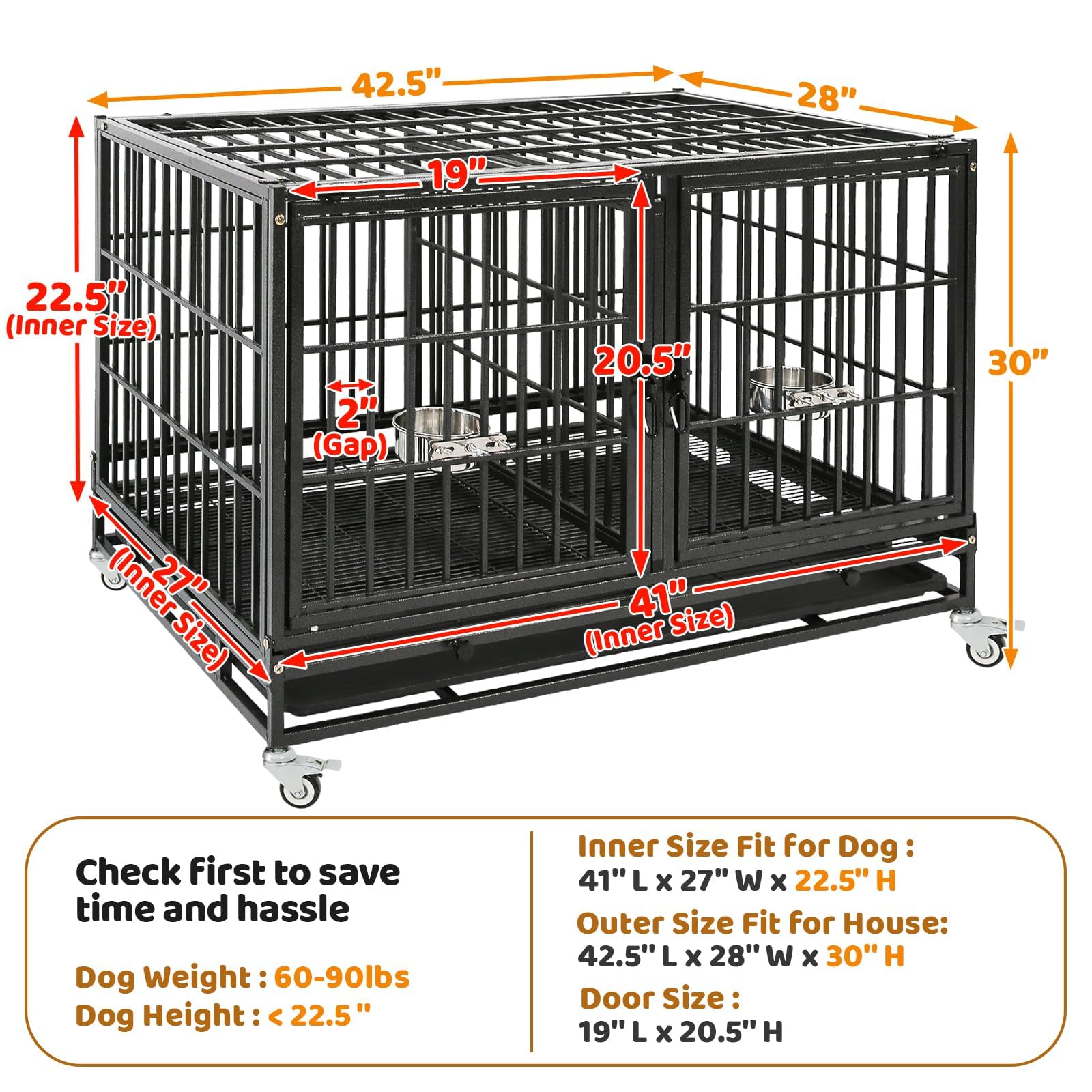 Homey Pet four lockable wheels enable easy mobility