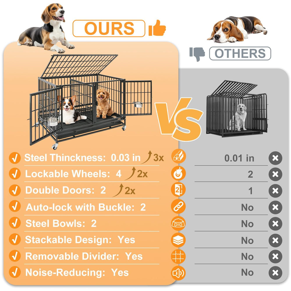 Homey Pet open-top dual-door design supports easy training and feeding