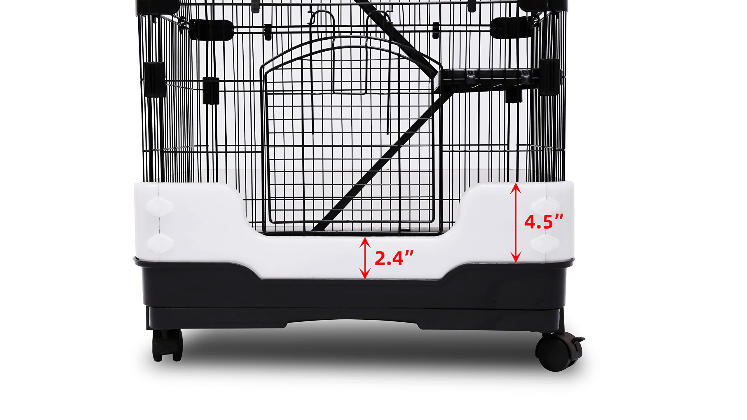 Homey Pet three-level interior view shows stacked platforms.