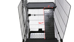 Homey Pet Urine Guard with hygienic mesh helps keep the cage tidy.