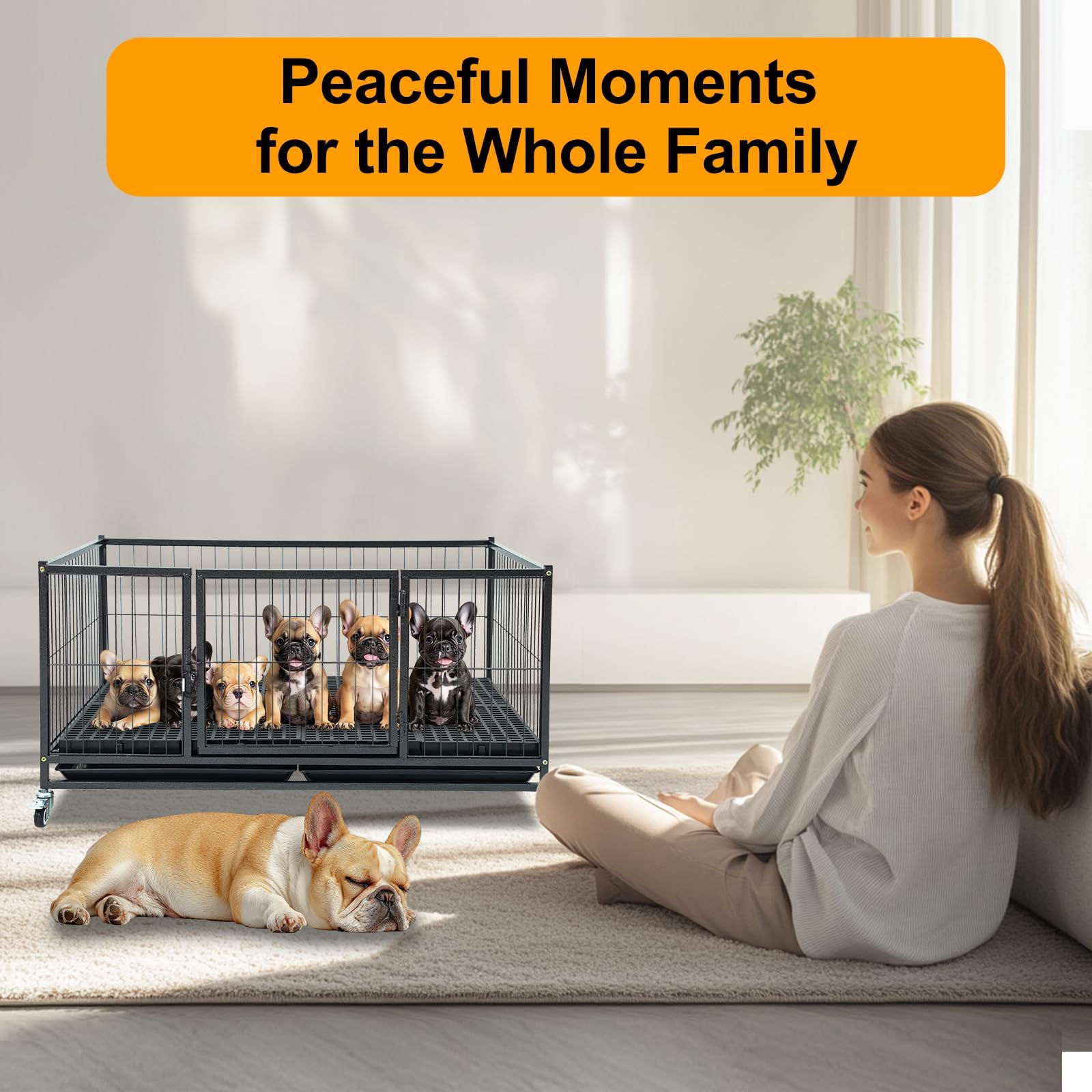 Homey Pet Whelping Box indoor kennel versatility for homes and clinics