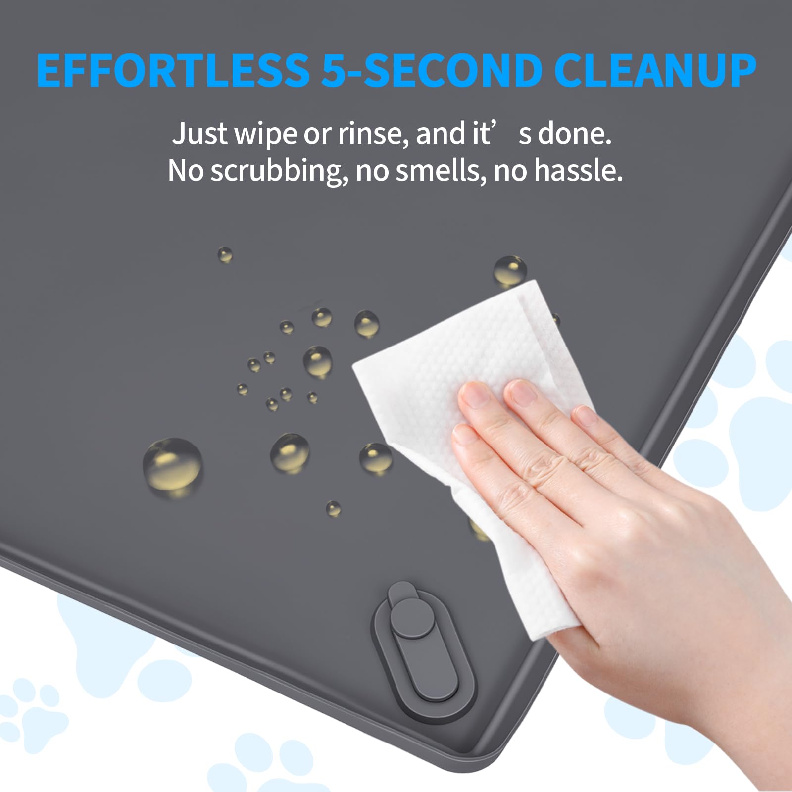 Homgaty portable tray folds for storage or travel.