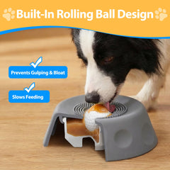 Homgaty liquid-treat bowl ideal for yogurt, bone broth, or peanut butter rewards.