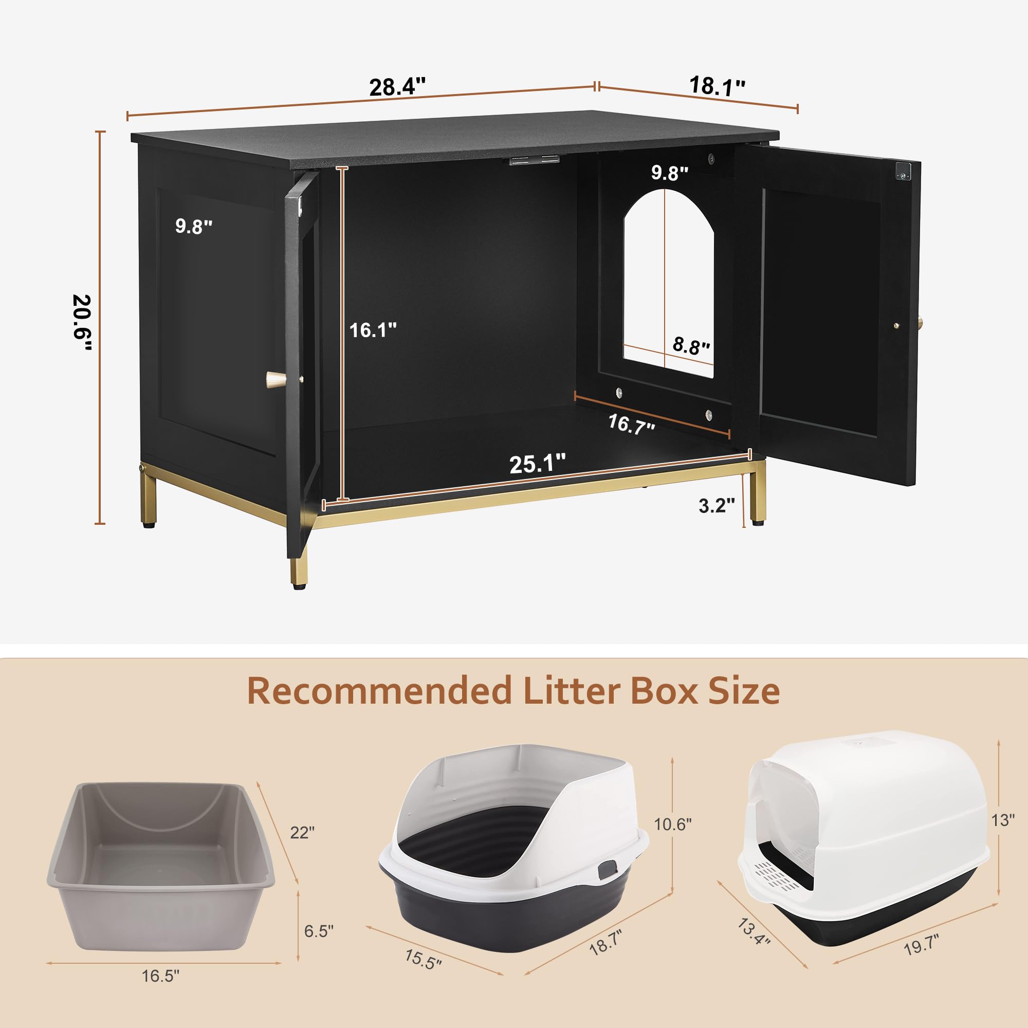 Homhedy cat litter box enclosure dog-proof design enhances multi-pet hygiene.