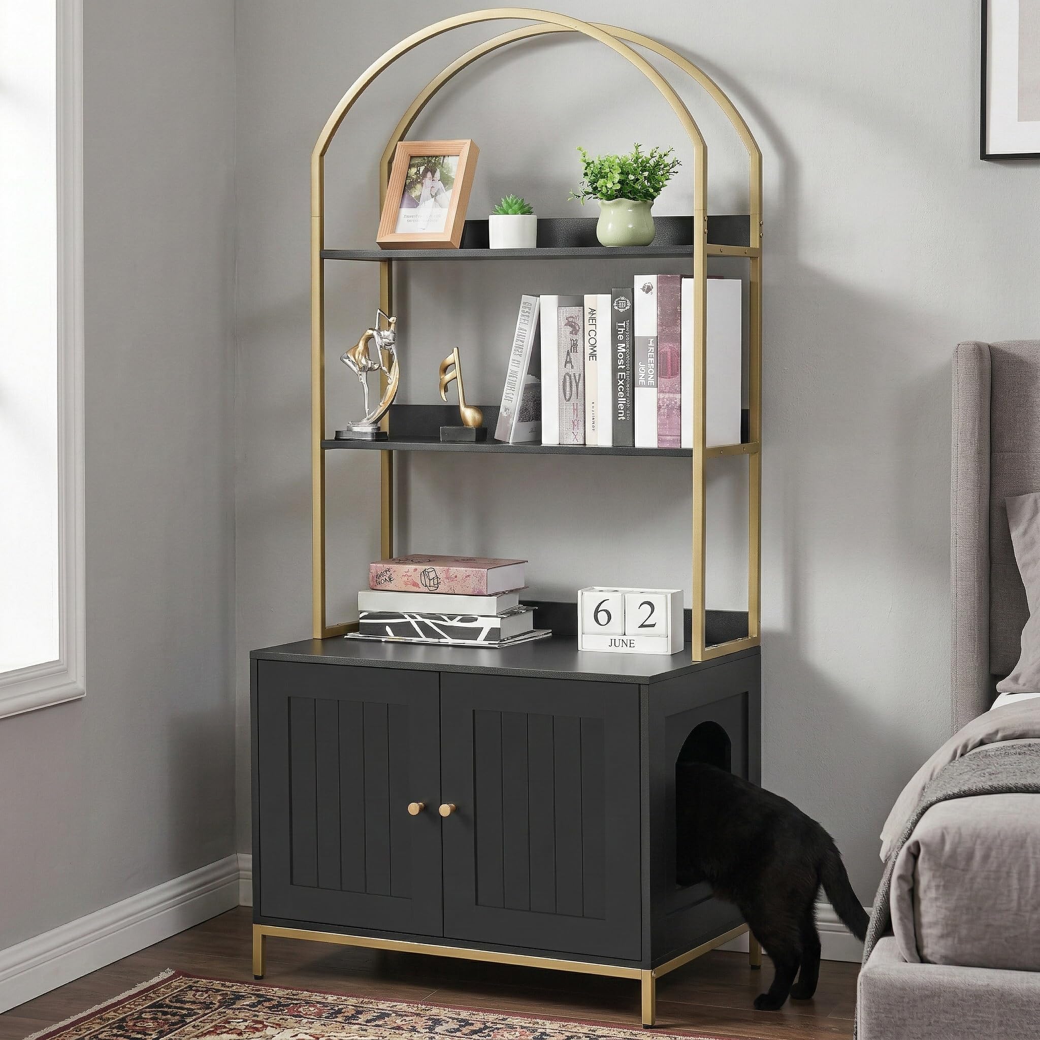 Homhedy side view demonstrates compact footprint suitable for small spaces.
