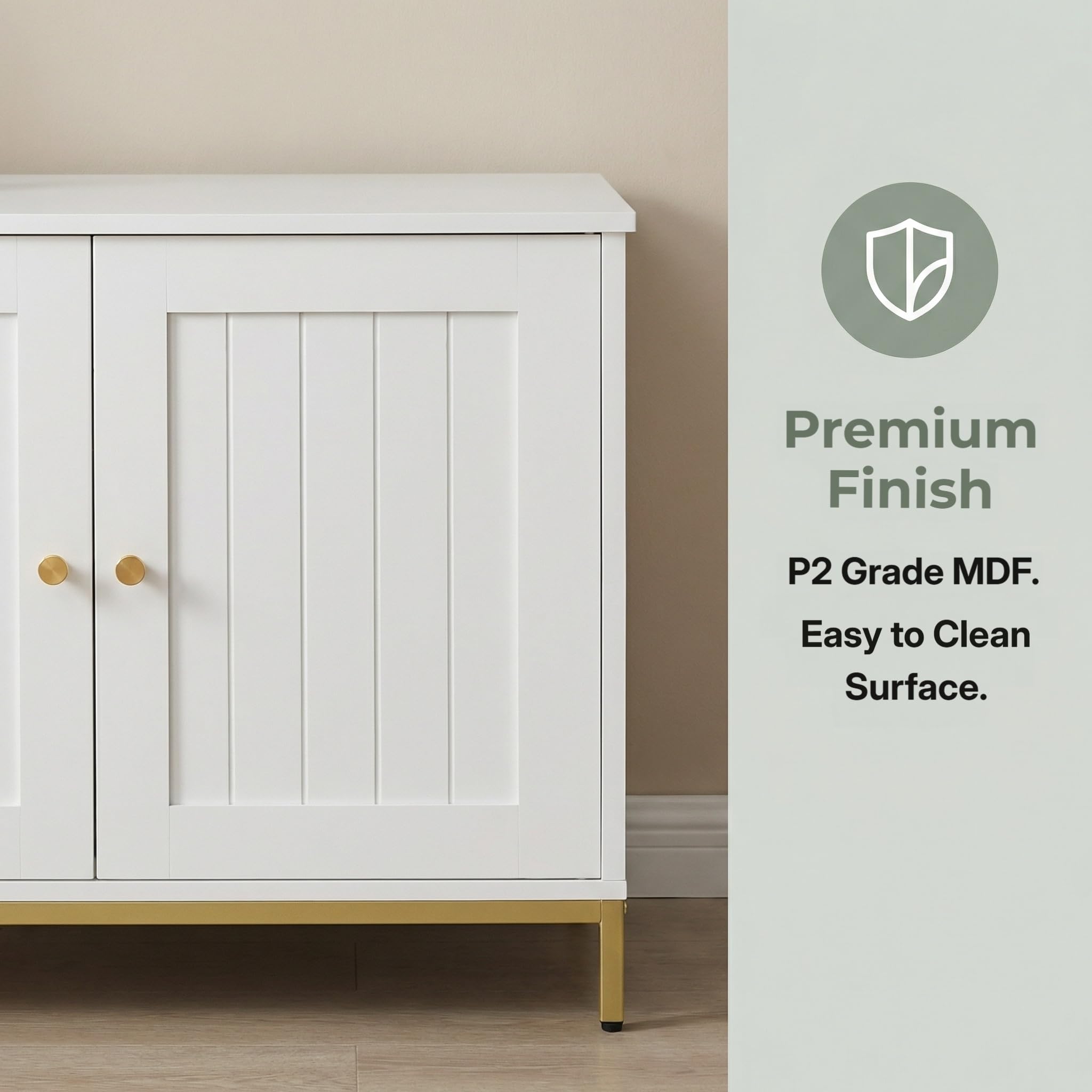 Homhedy durable metal frame adds stability and a premium look.