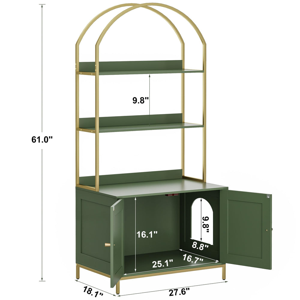 Homhedy fits most litter pans, from small to large.