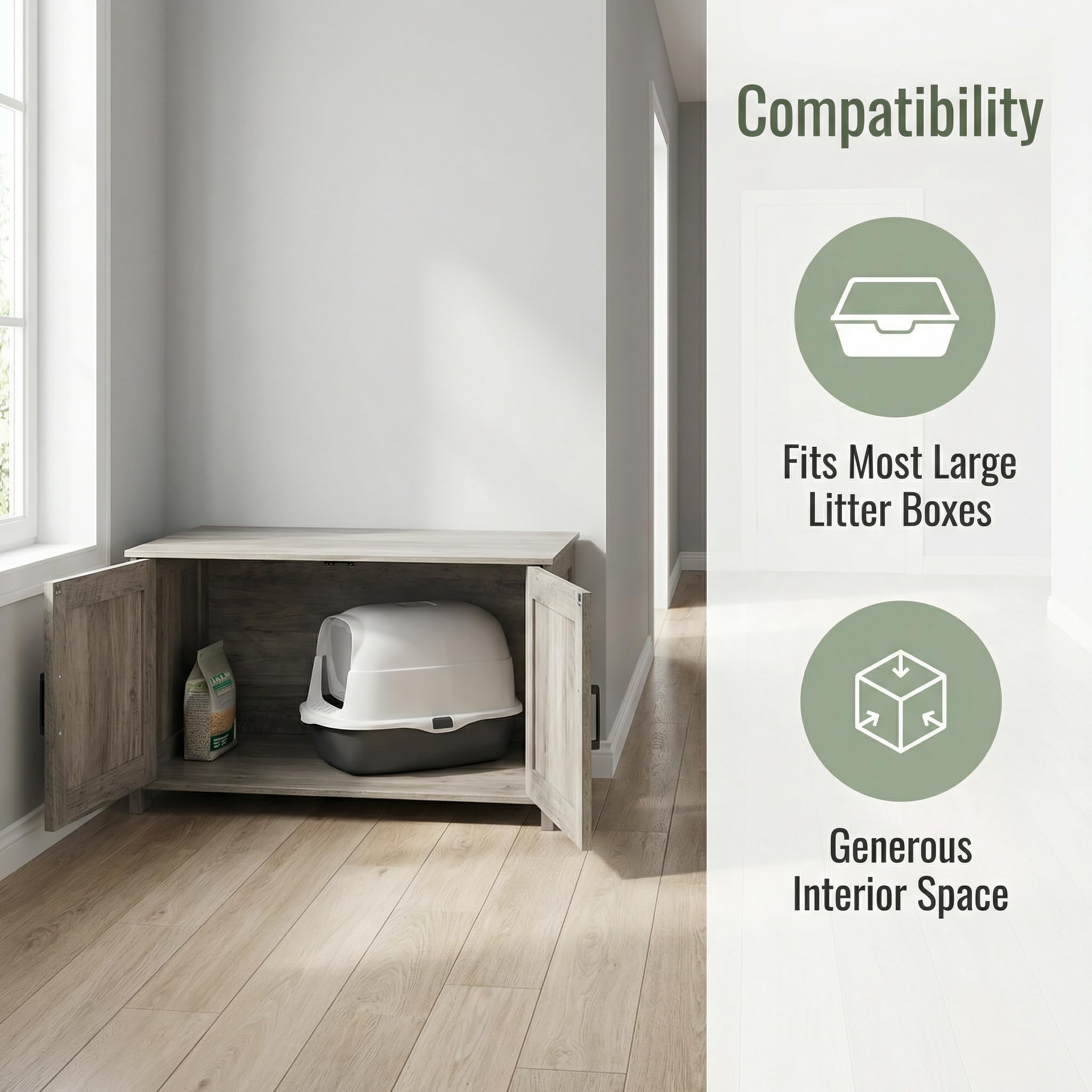 Homhedy veneered surface is easy to clean after daily use.