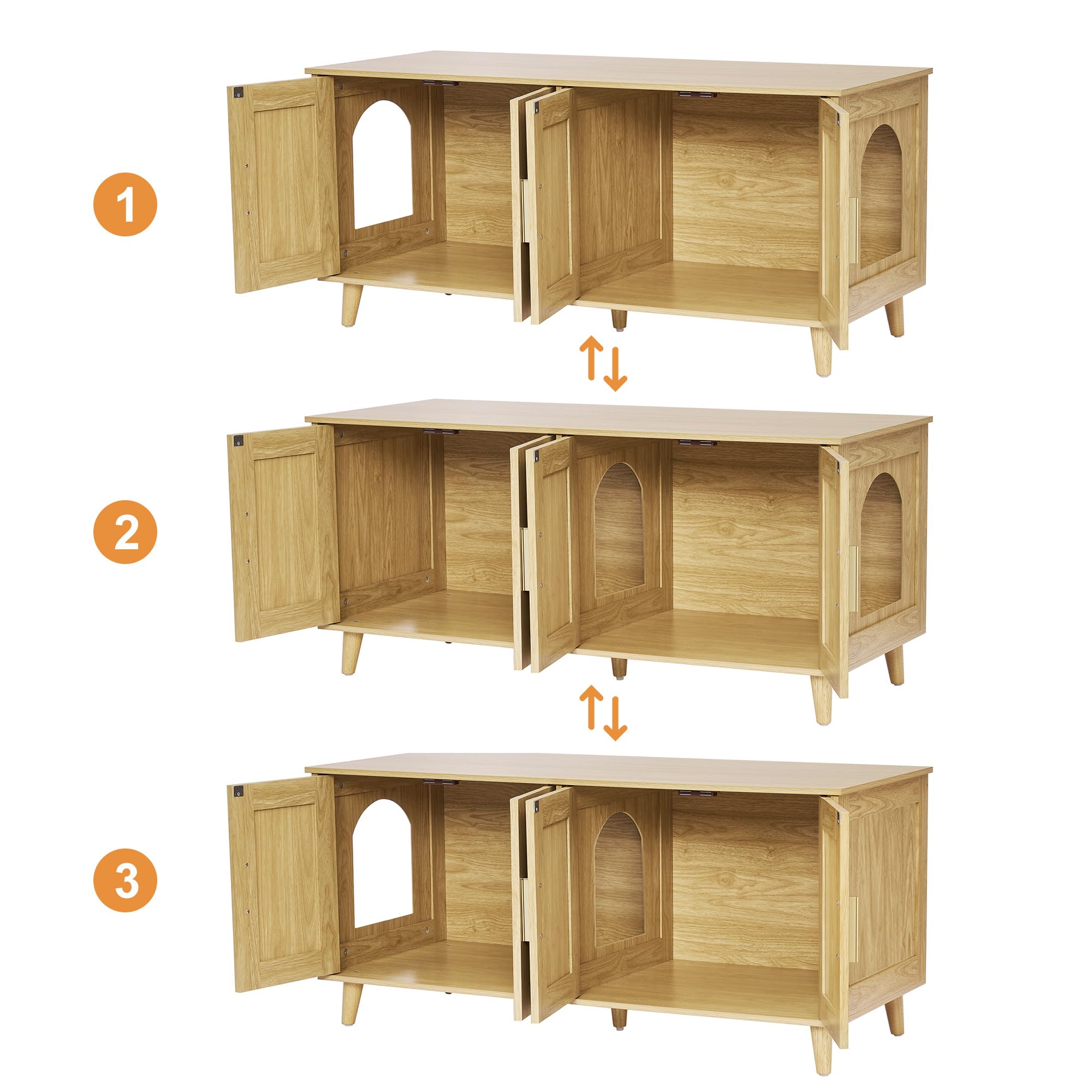Homhedy versatile pet furniture doubles as a stylish room accent.