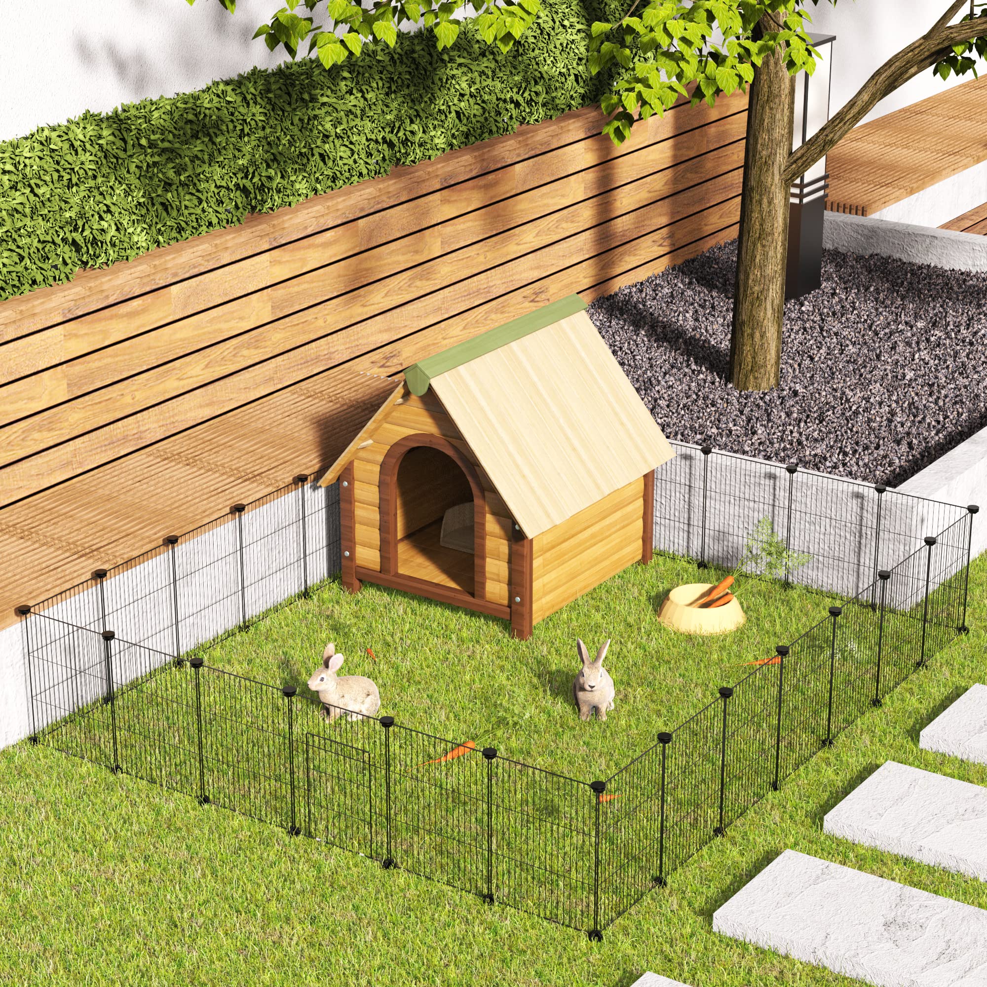 HOMIDEC Pet PlayPen DIY modular design enables custom layouts.