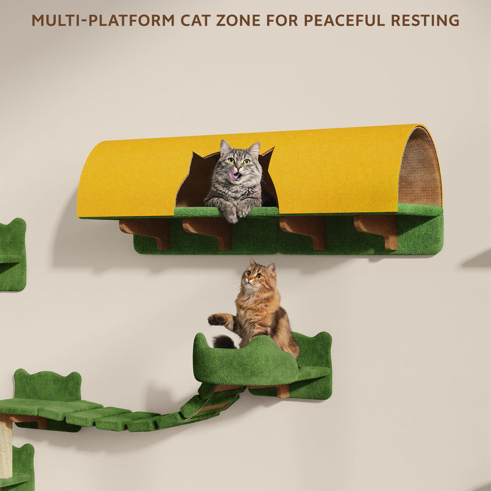 Homiflex 40-inch cat tunnel connects levels for easy, energetic exploration.