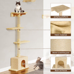 Homiflex cat tunnel 40-in invites playful sprints through a long enclosed path.