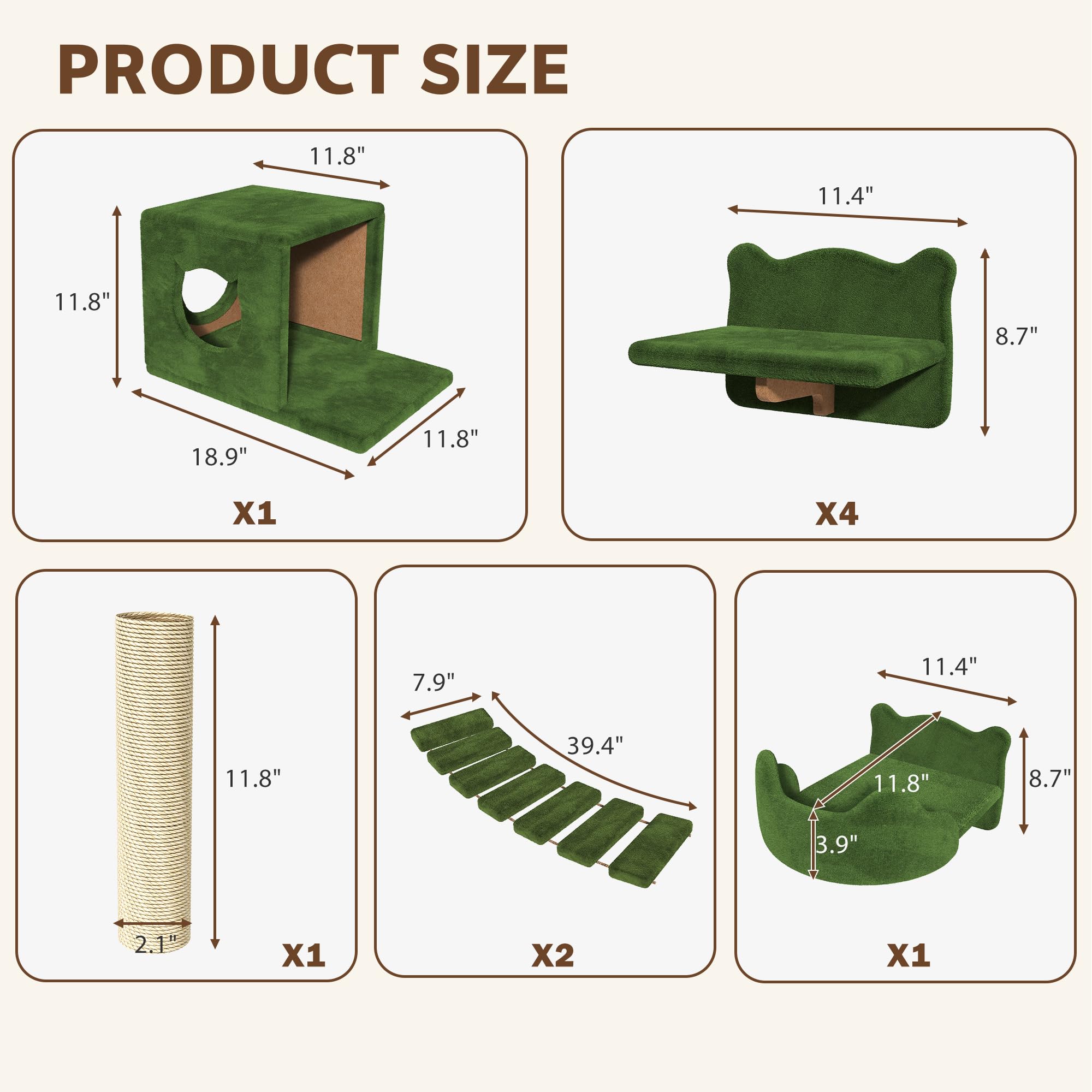 Homiflex 9-in-1 shelves display multi-level layout for space-saving cat exploration.