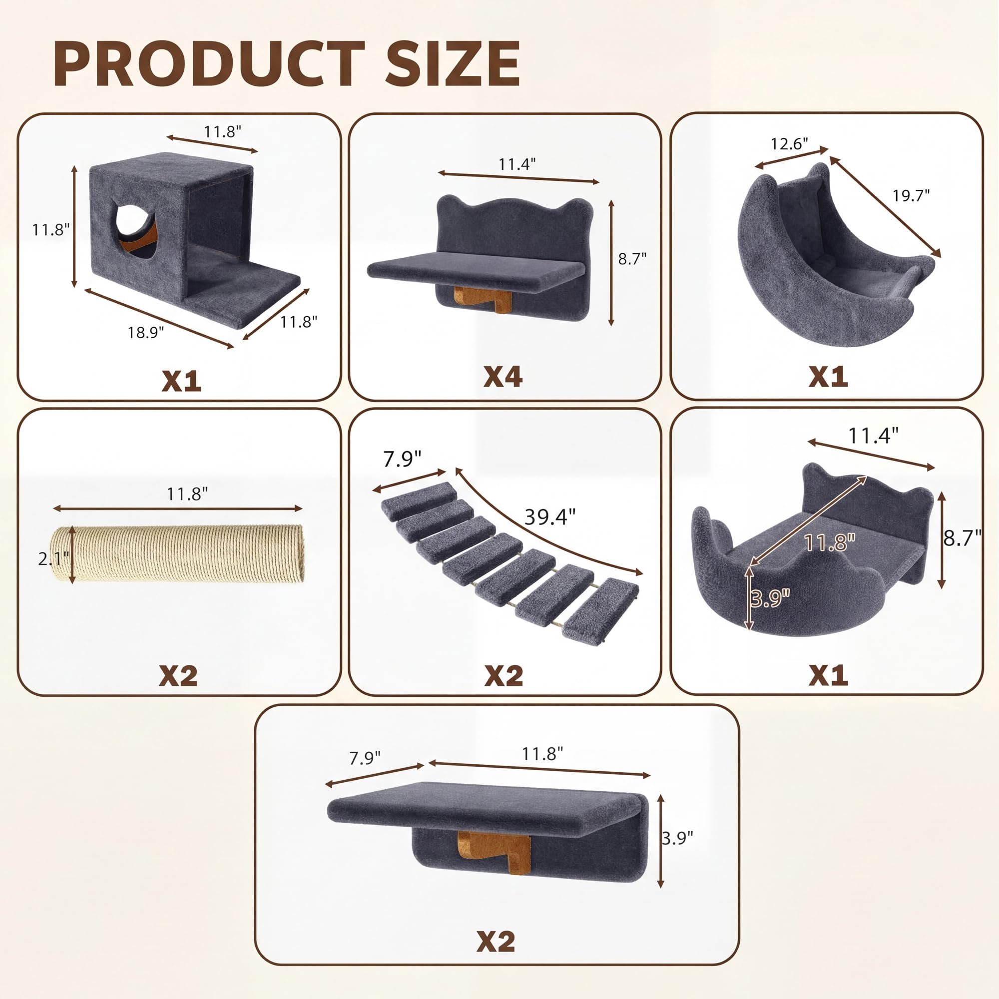 Homiflex cat wall shelves plush fabric closeup highlights soft texture for comfortable naps.