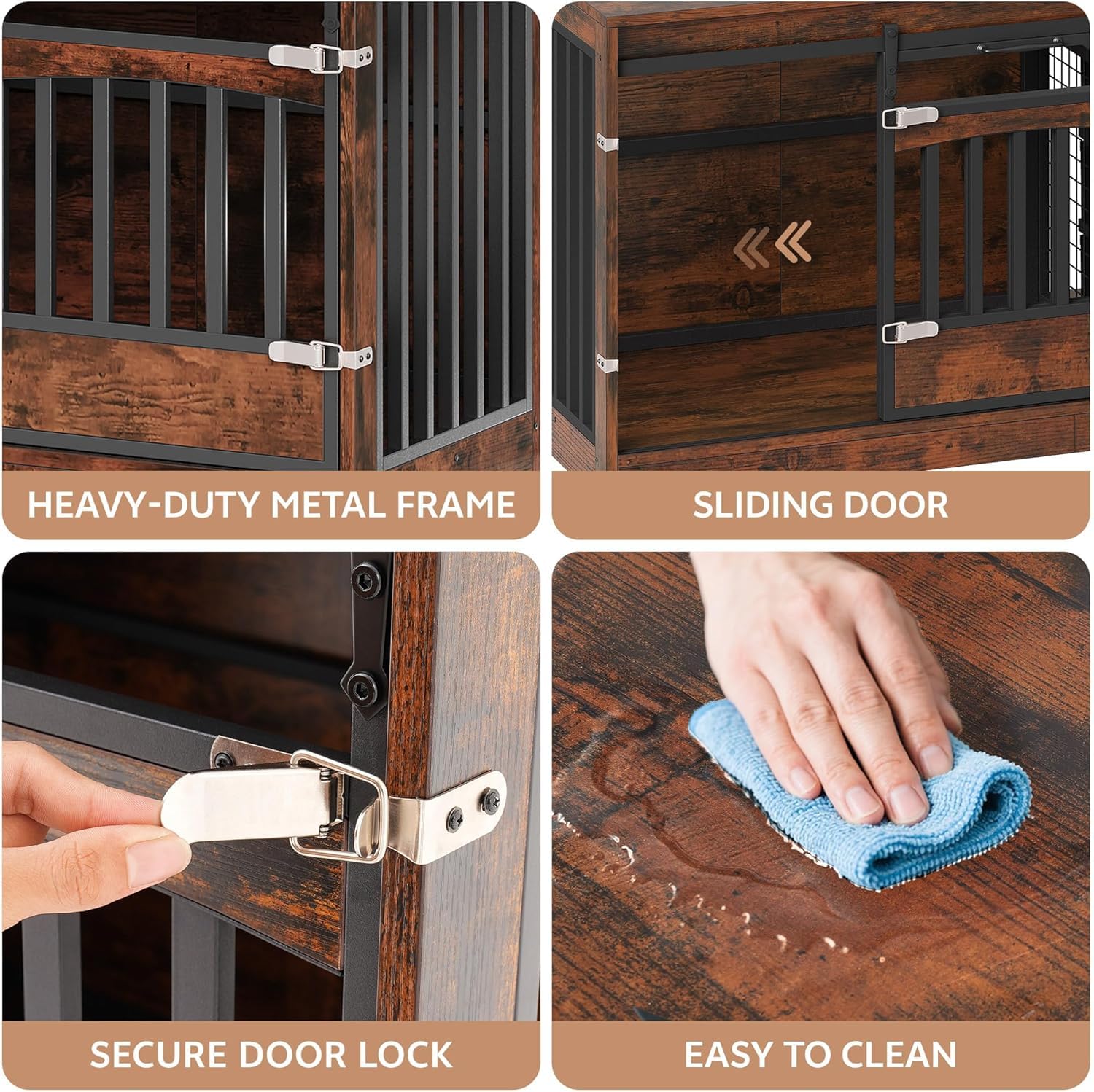 Homiflex fabric drawers for easy pet accessory storage.