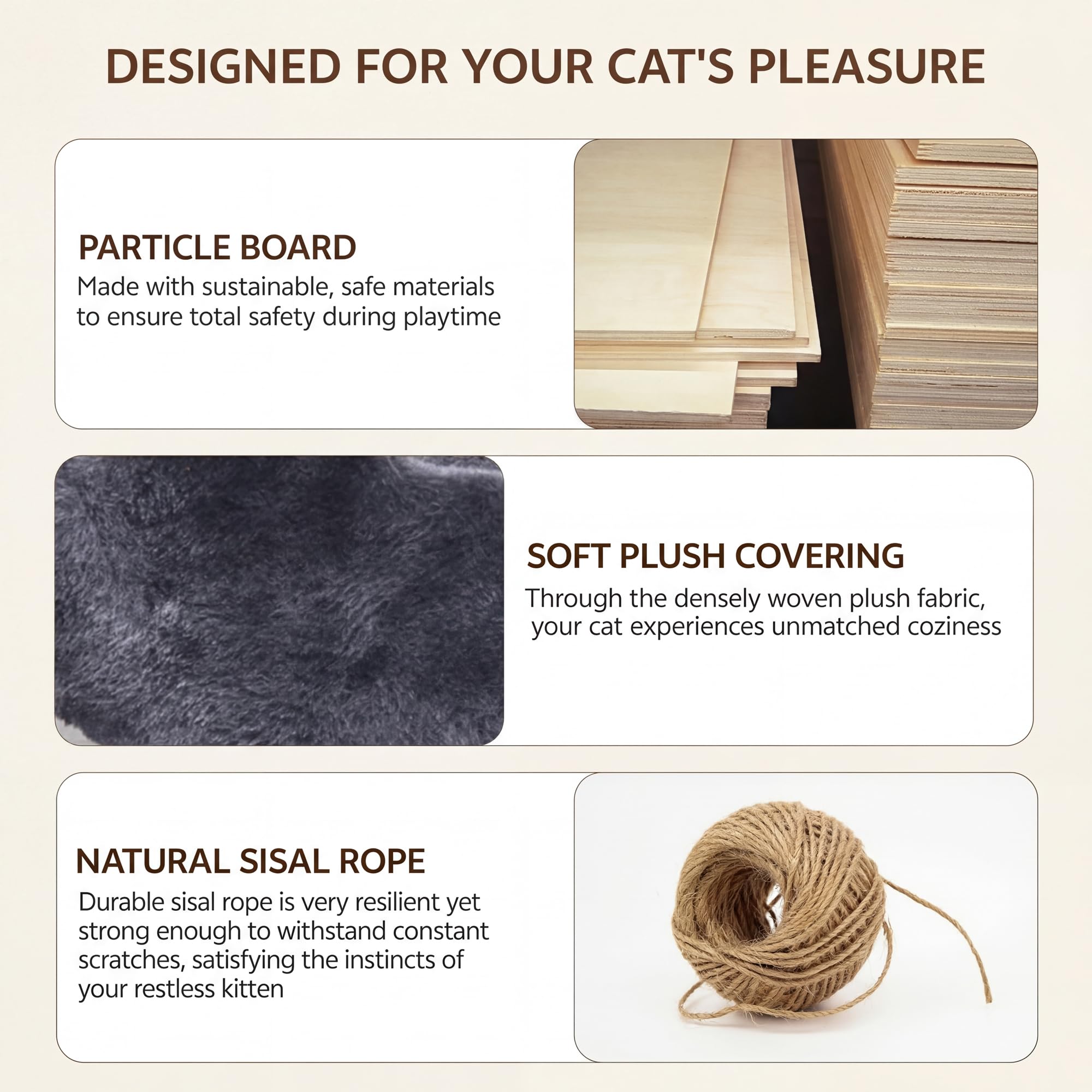 Homiflex multi-cat friendly shelves arrangement promotes harmony and space-saving organization.