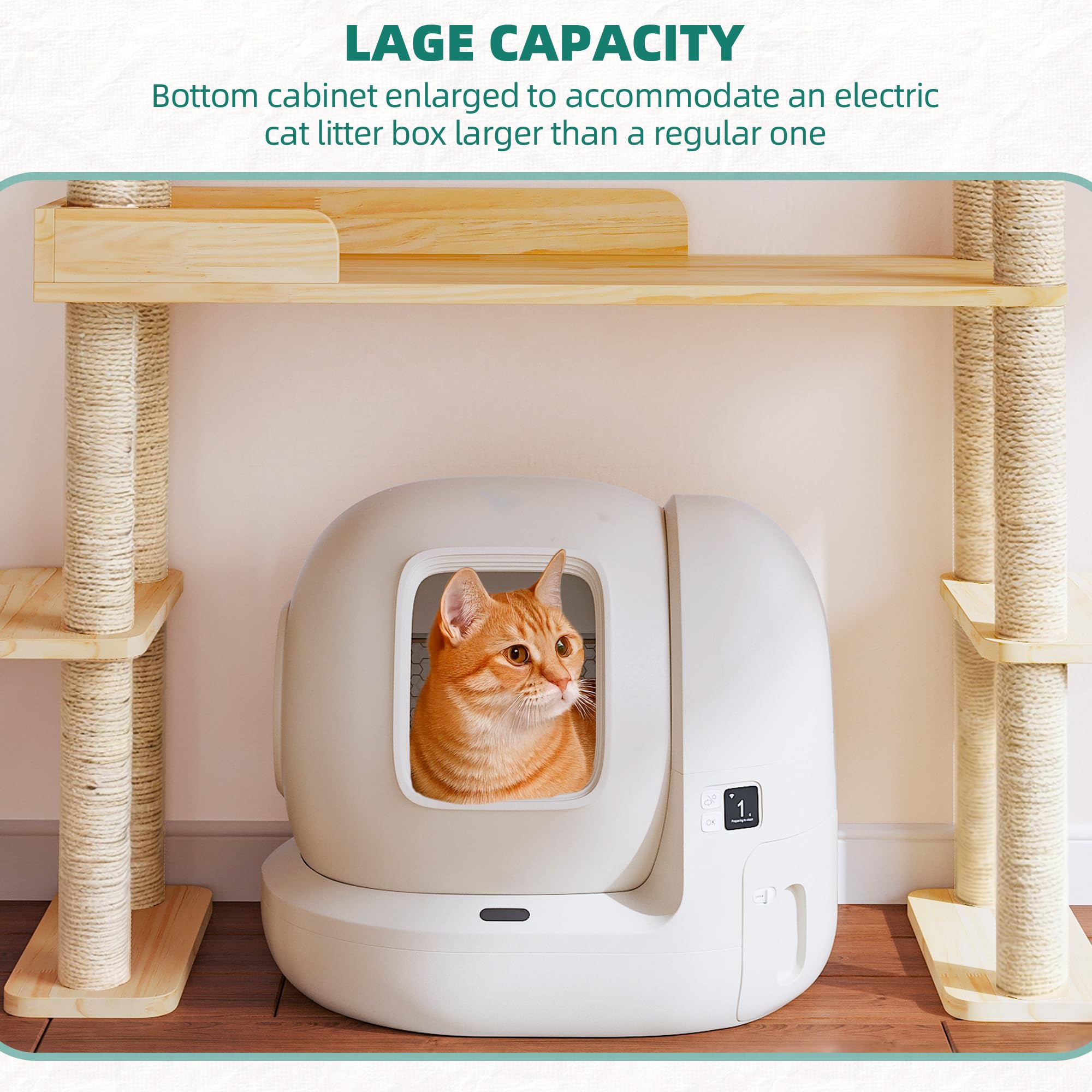 Homiflex sisal scratching posts encourage natural claw care.