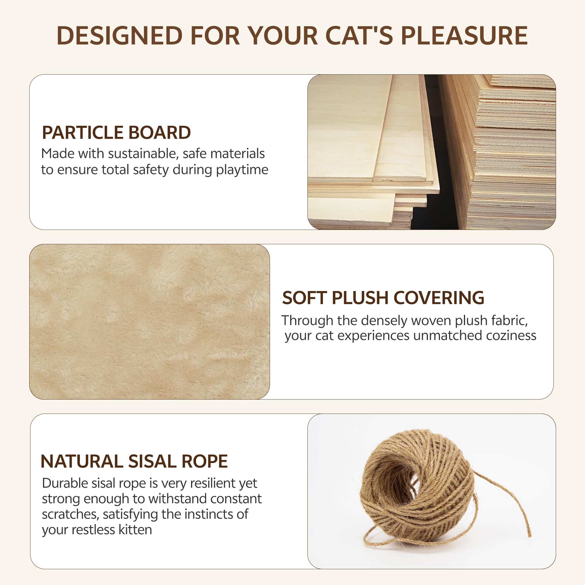 Homiflex spacious shelves support several cats with shared resting spots.