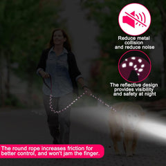 Homimp Chew Proof Dog Leash with a padded handle for a soft grip.
