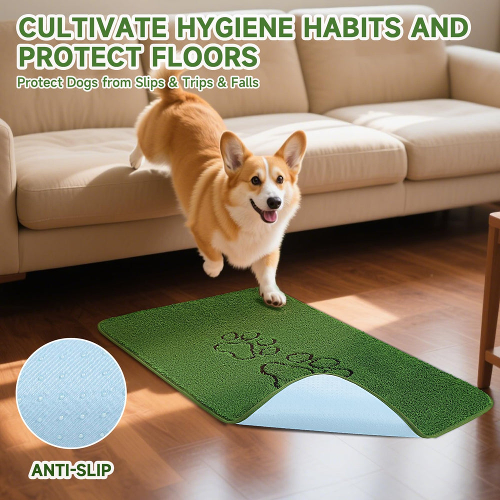 Homimp waterproof TPU backside protects floors from leaks and spills.