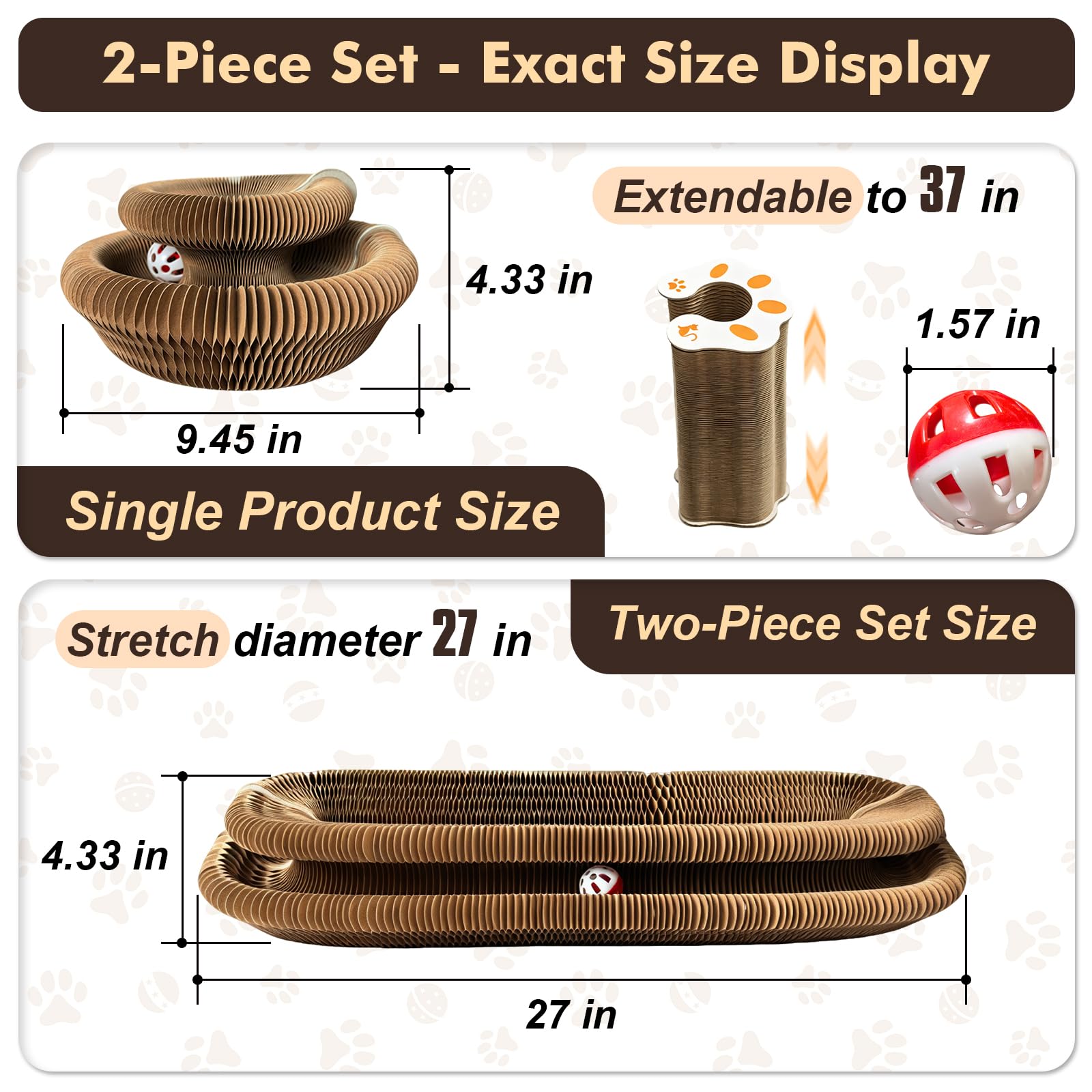 Homlume honeycomb cardboard scratchers offer sturdy eco-friendly texture