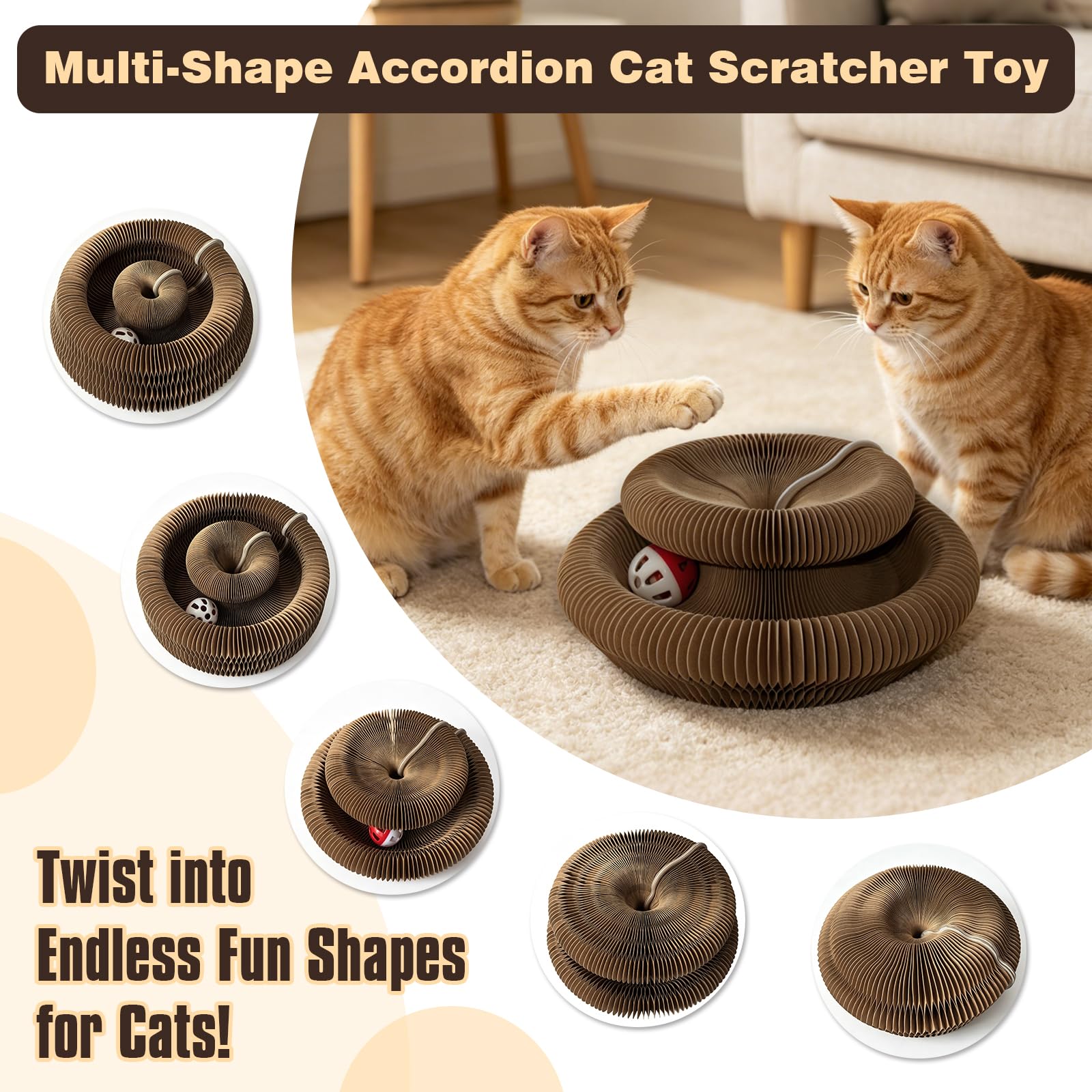 Homlume magnetic foldable design shows four shapes for variety