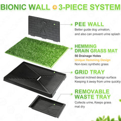 Hompet 3-piece system highlights bionic wall for guided urination.