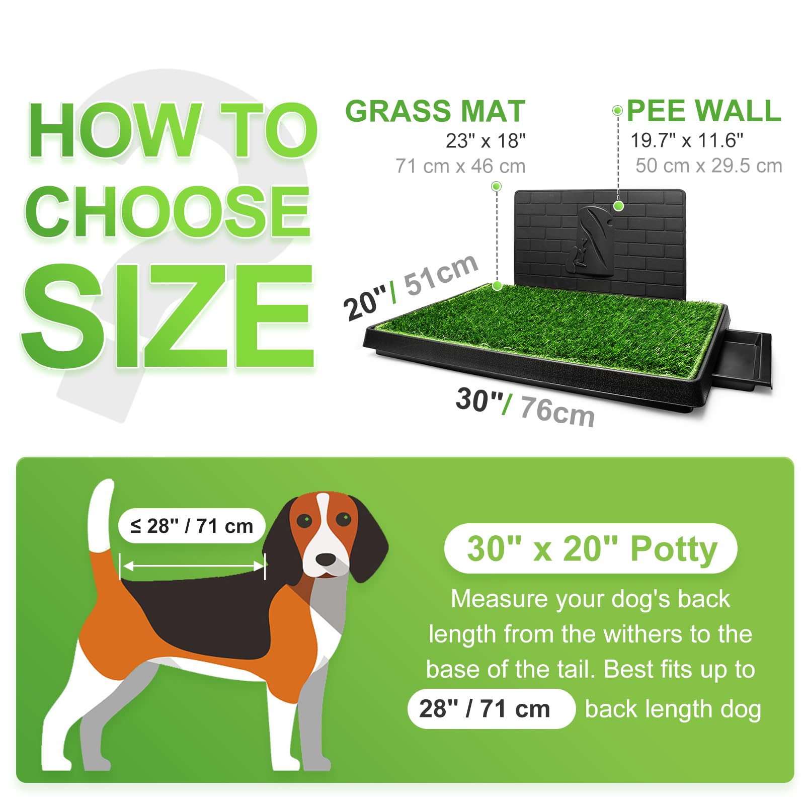 Hompet large grass pad material is built to last with UV-resistant fibers
